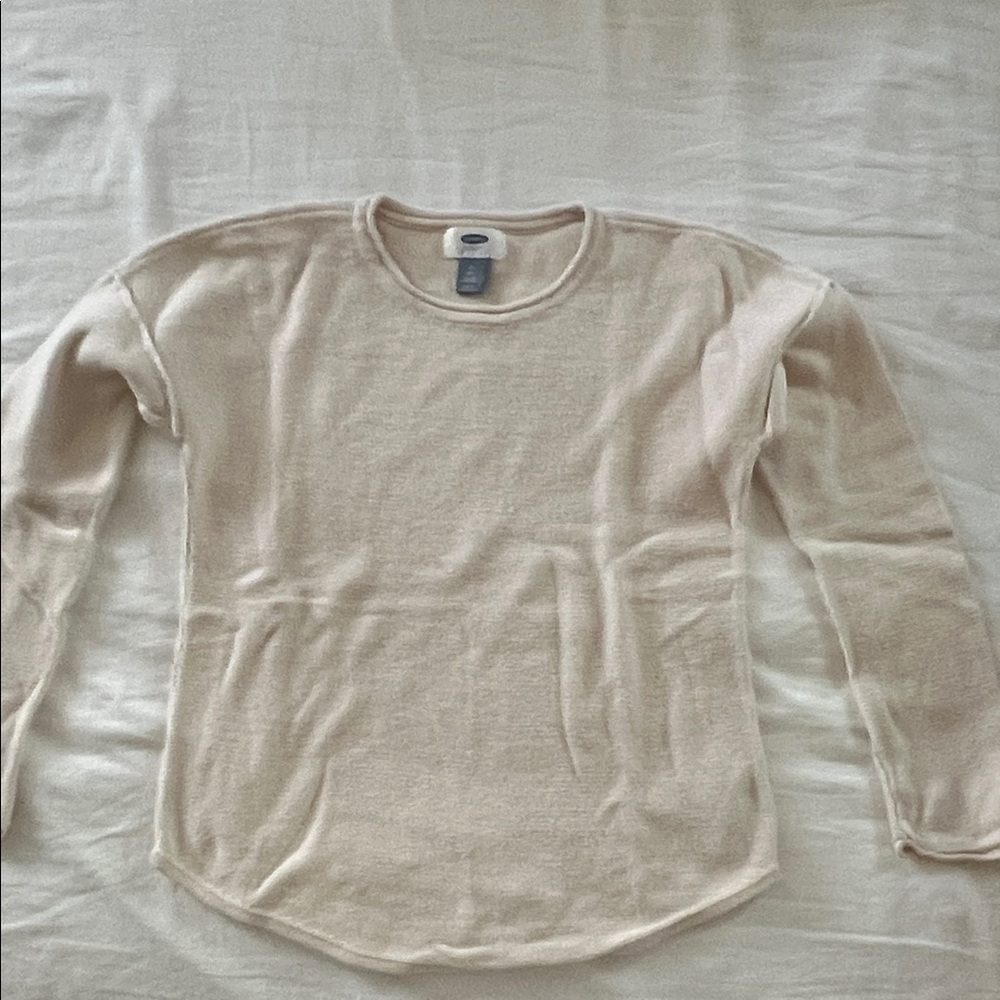 Old Navy Beige Knit Sweater